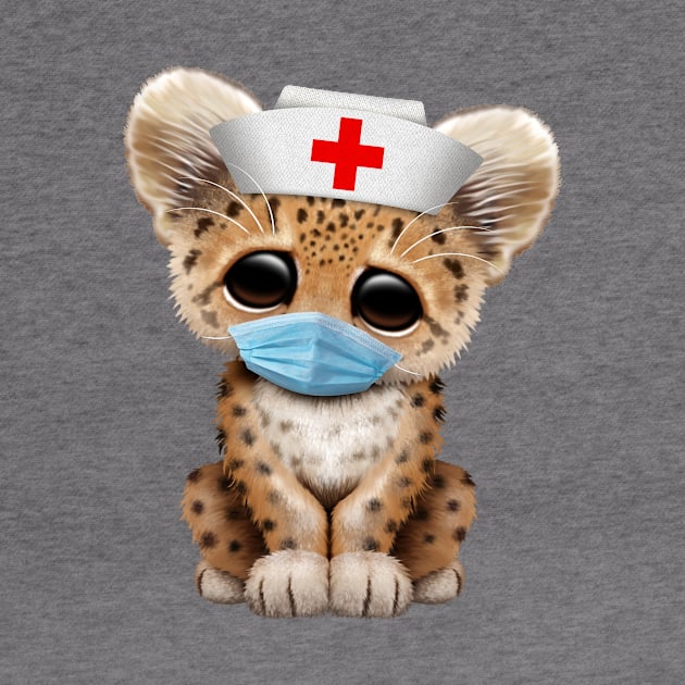 Cute Leopard Cub Nurse by jeffbartels